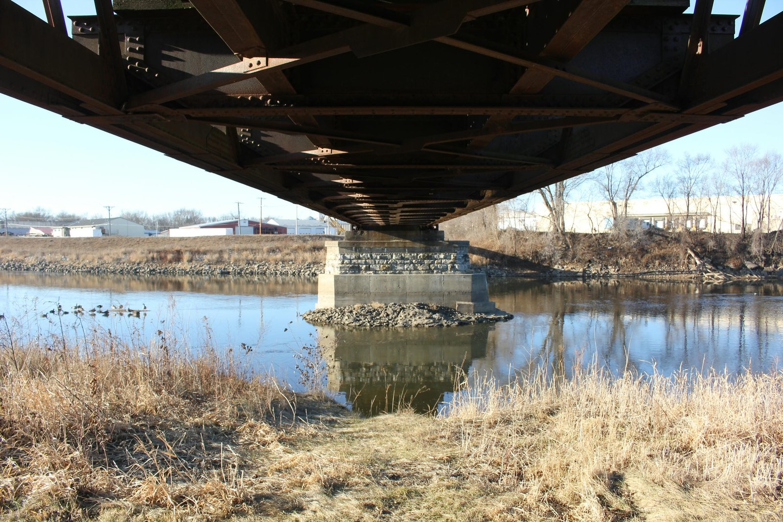 Under north span